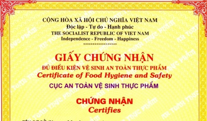 Xin Giấy Phép Vệ Sinh An Toàn Thực Phẩm: Hướng Dẫn Chi Tiết